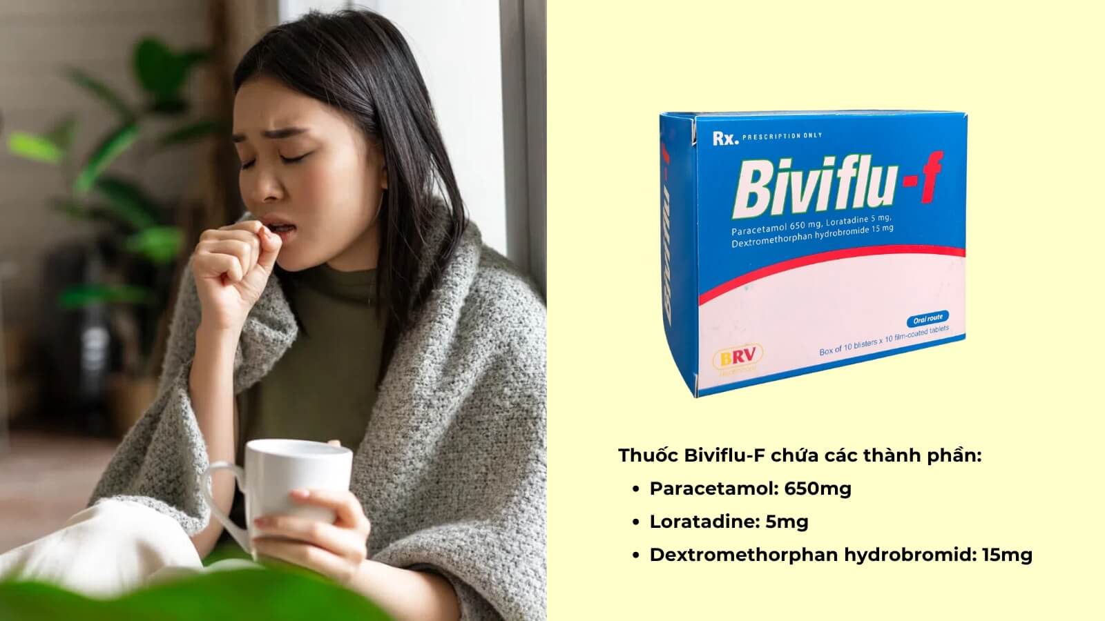 Các thành phần có trong thuốc Biviflu-F