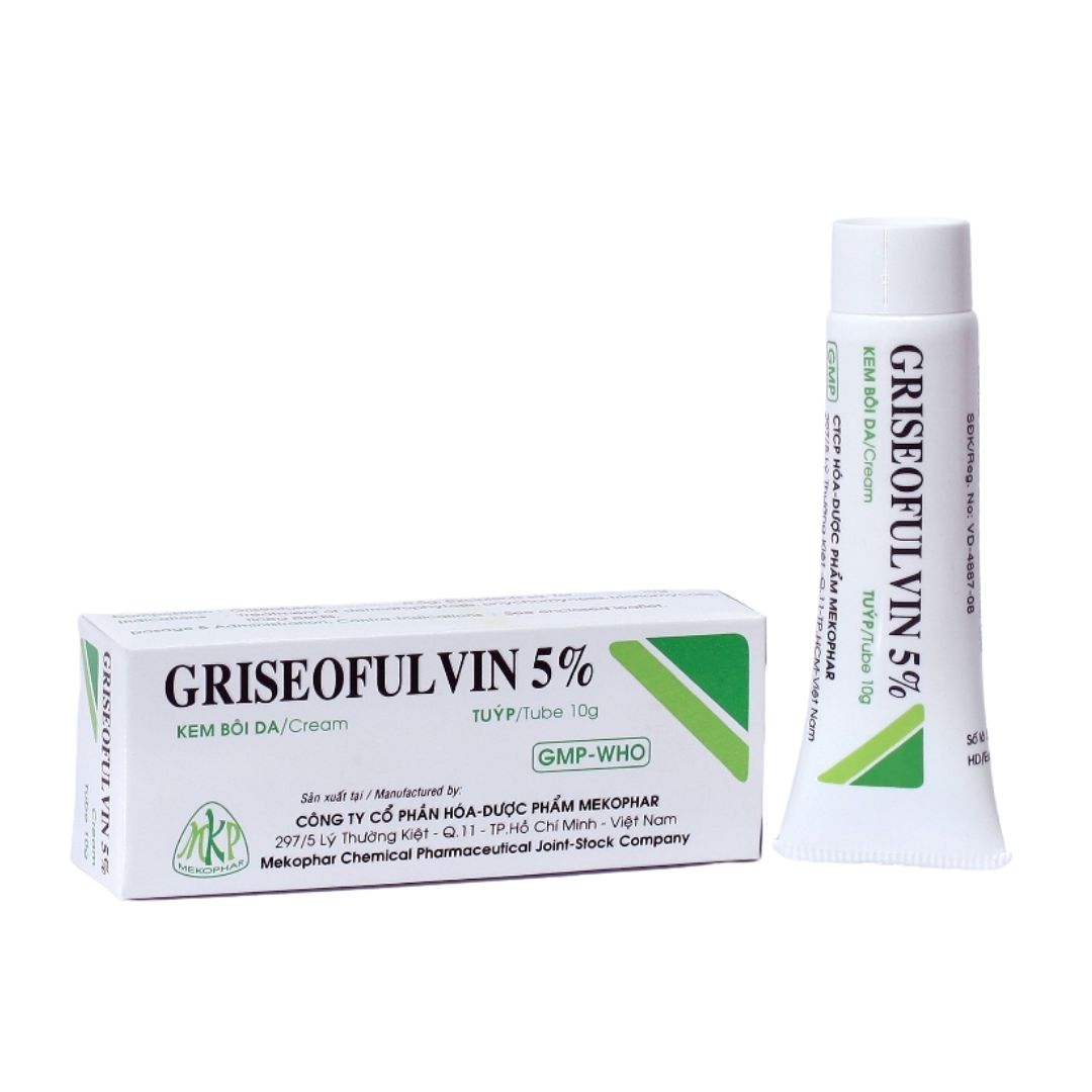Thuốc bôi Griseofulvin Điều trị nấm da, nấm móng Pharmart.vn