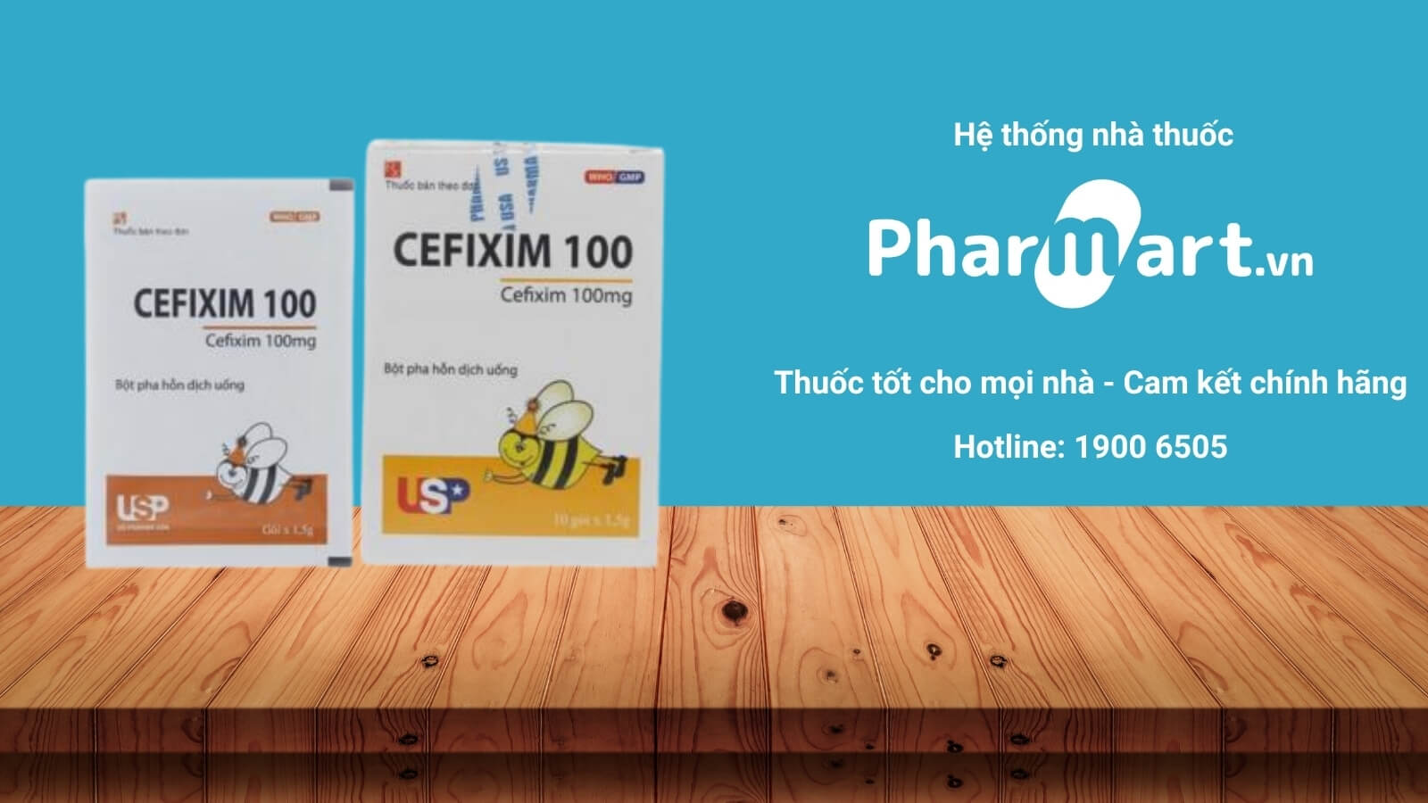 Mua Thuốc bột Cefixim 100mg chính hãng tại Pharmart.vn