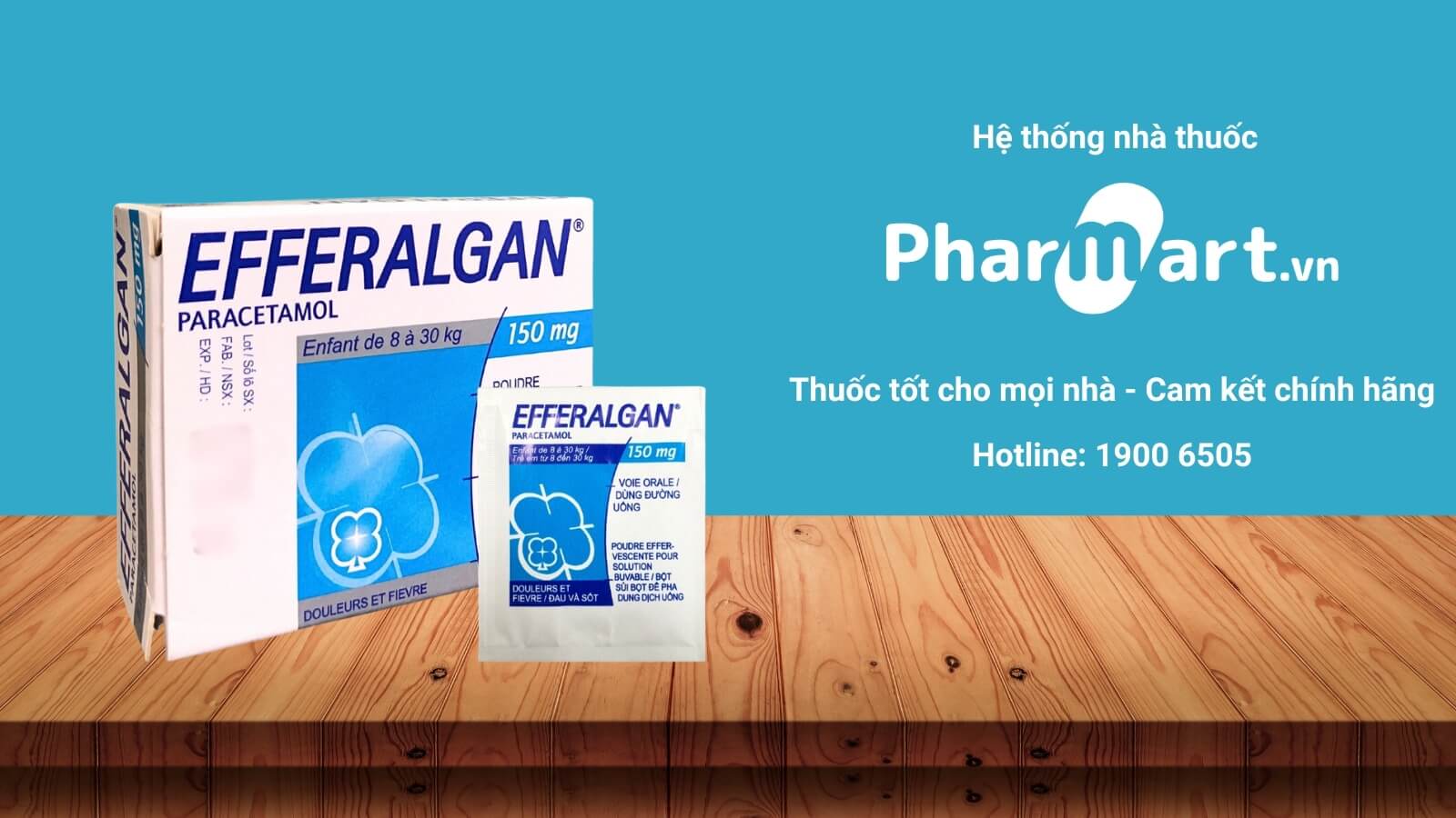 Mua Thuốc Efferalgan 150mg chính hãng tại Pharmart.vn