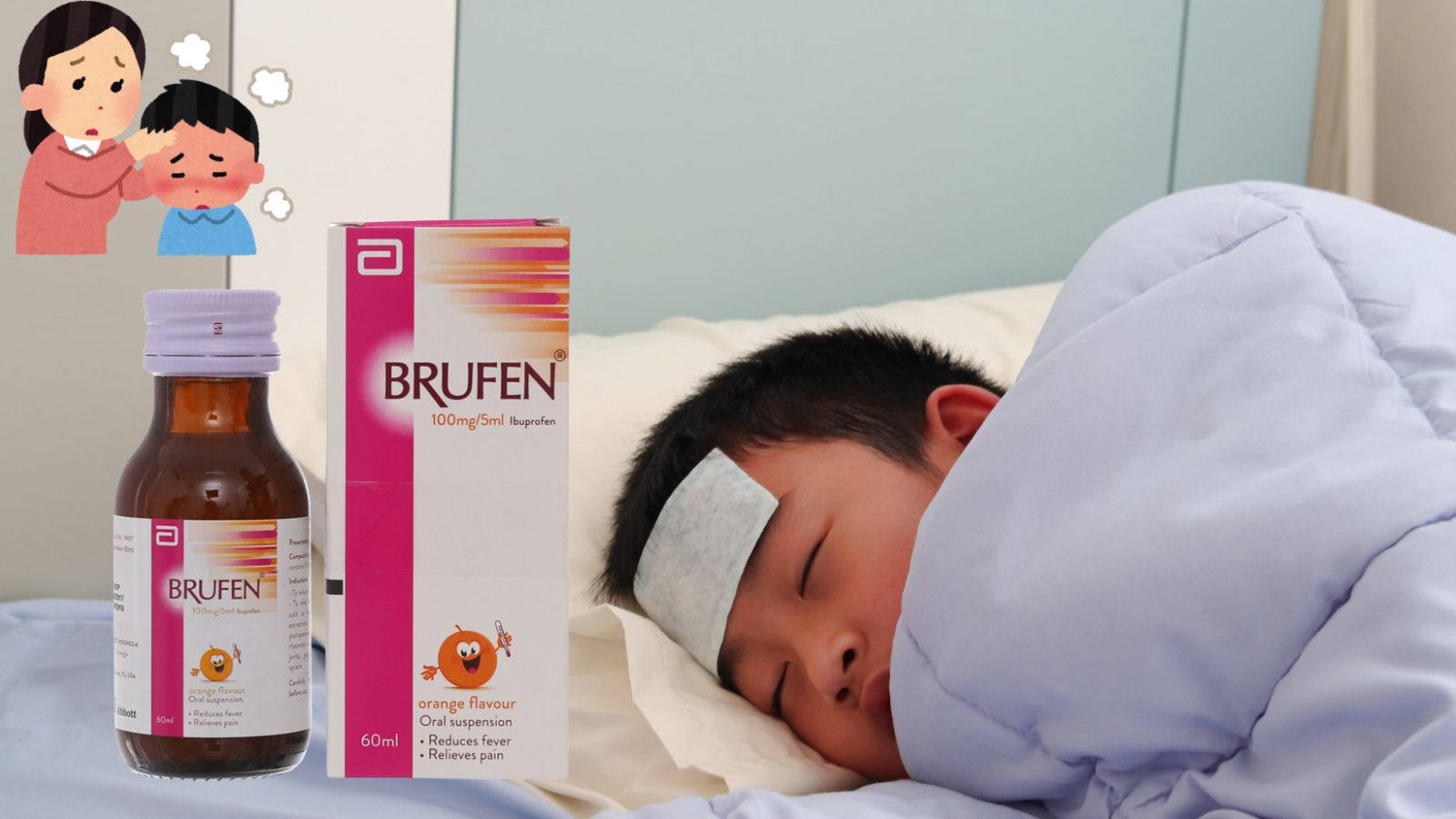 Ibuprofen - thành phần chính của Brufen 100mg/5ml