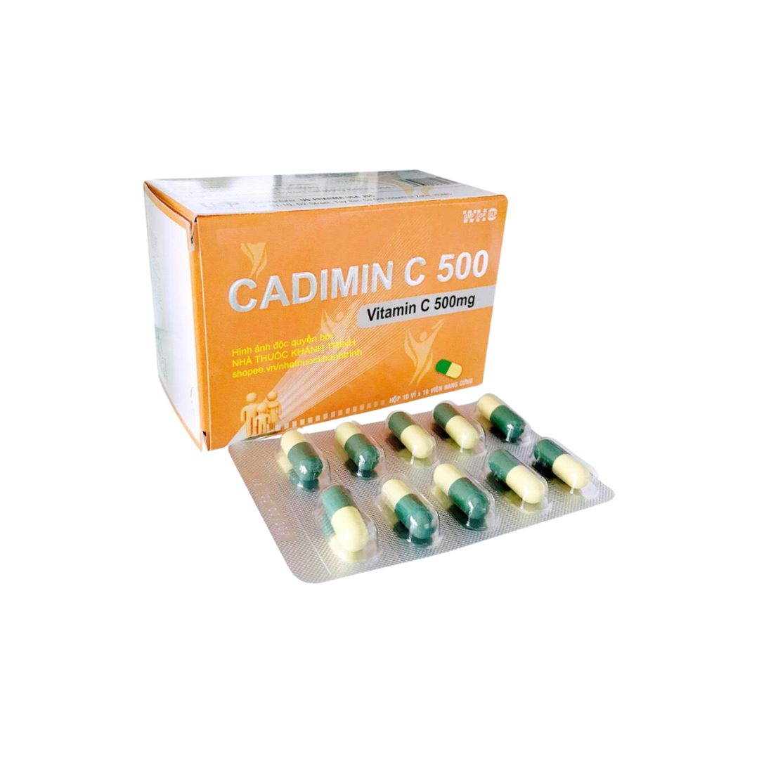 Thuốc Cadimin C 500 - Điều trị bệnh lý do thiếu vitamin C - Pharmart.vn