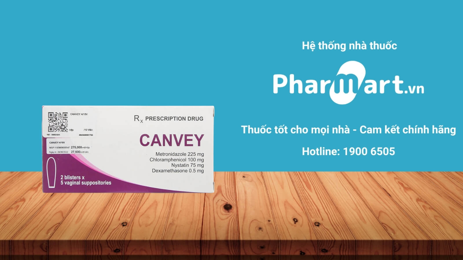 Mua ngay Canvey chính hãng tại Pharmart.vn