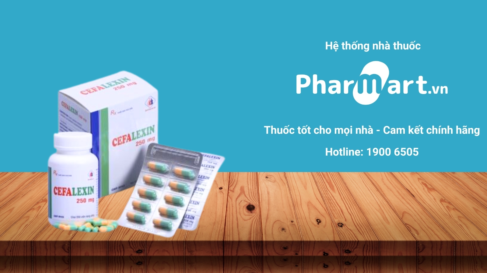 Mua ngay thuốc Cefalexin 250mg chính hãng tại Pharmart.vn