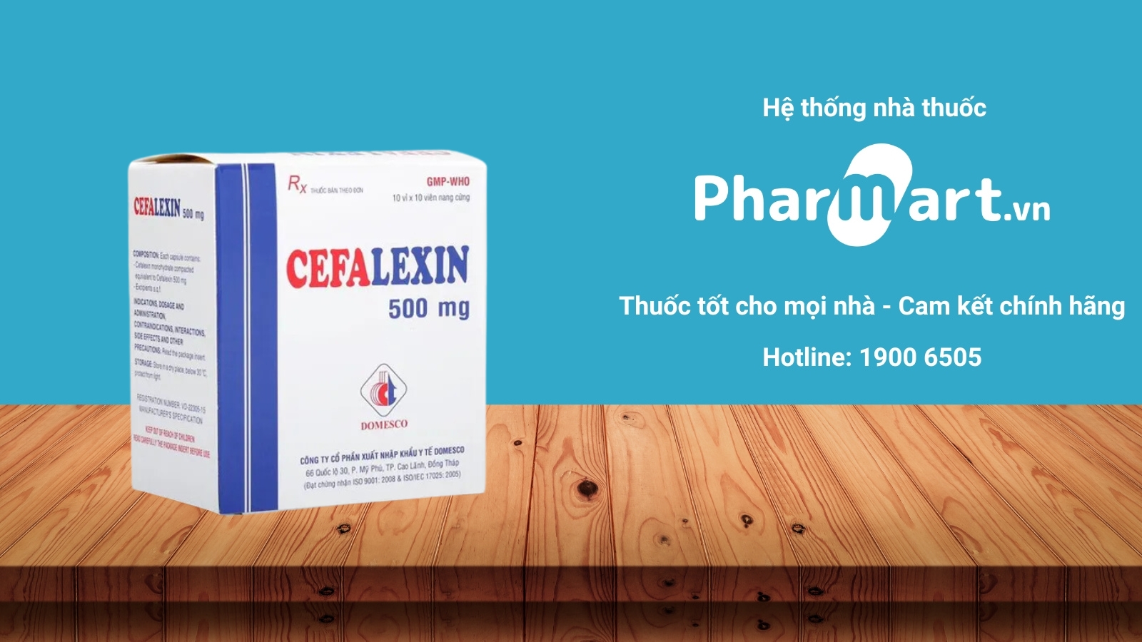 Mua ngay thuốc Cefalexin 500mg chính hãng tại Pharmart.vn