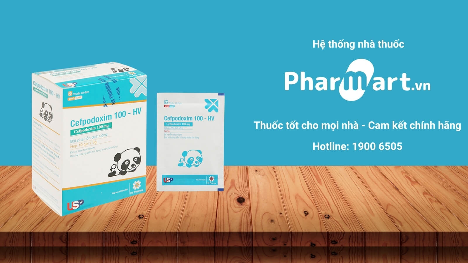 Mua Thuốc Cefpodoxim 100-HV ch&iacute;nh h&atilde;ng tại Pharmart.vn