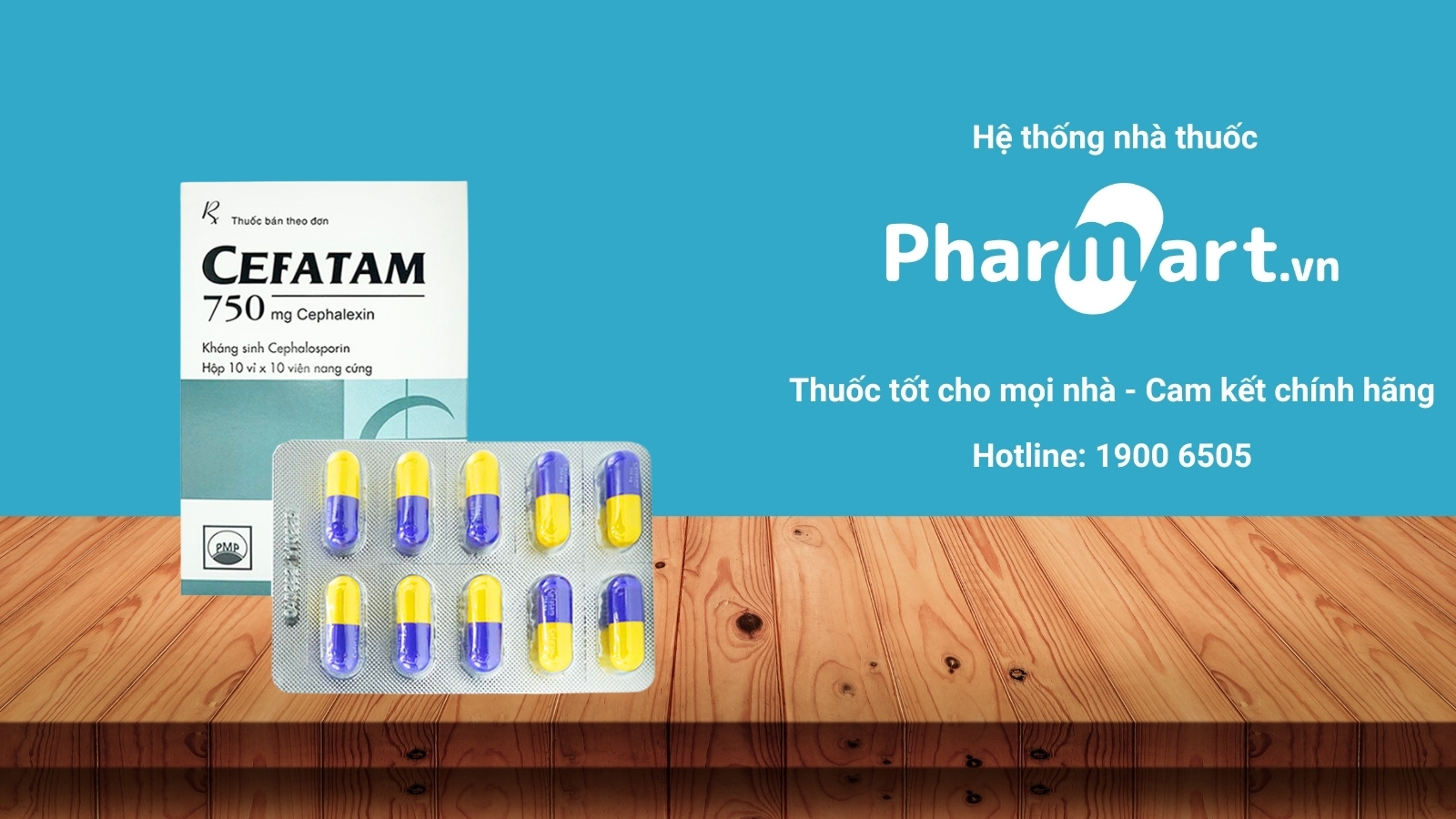 Mua ngay thuốc Cefatam 750 chính hãng tại Pharmart.vn
