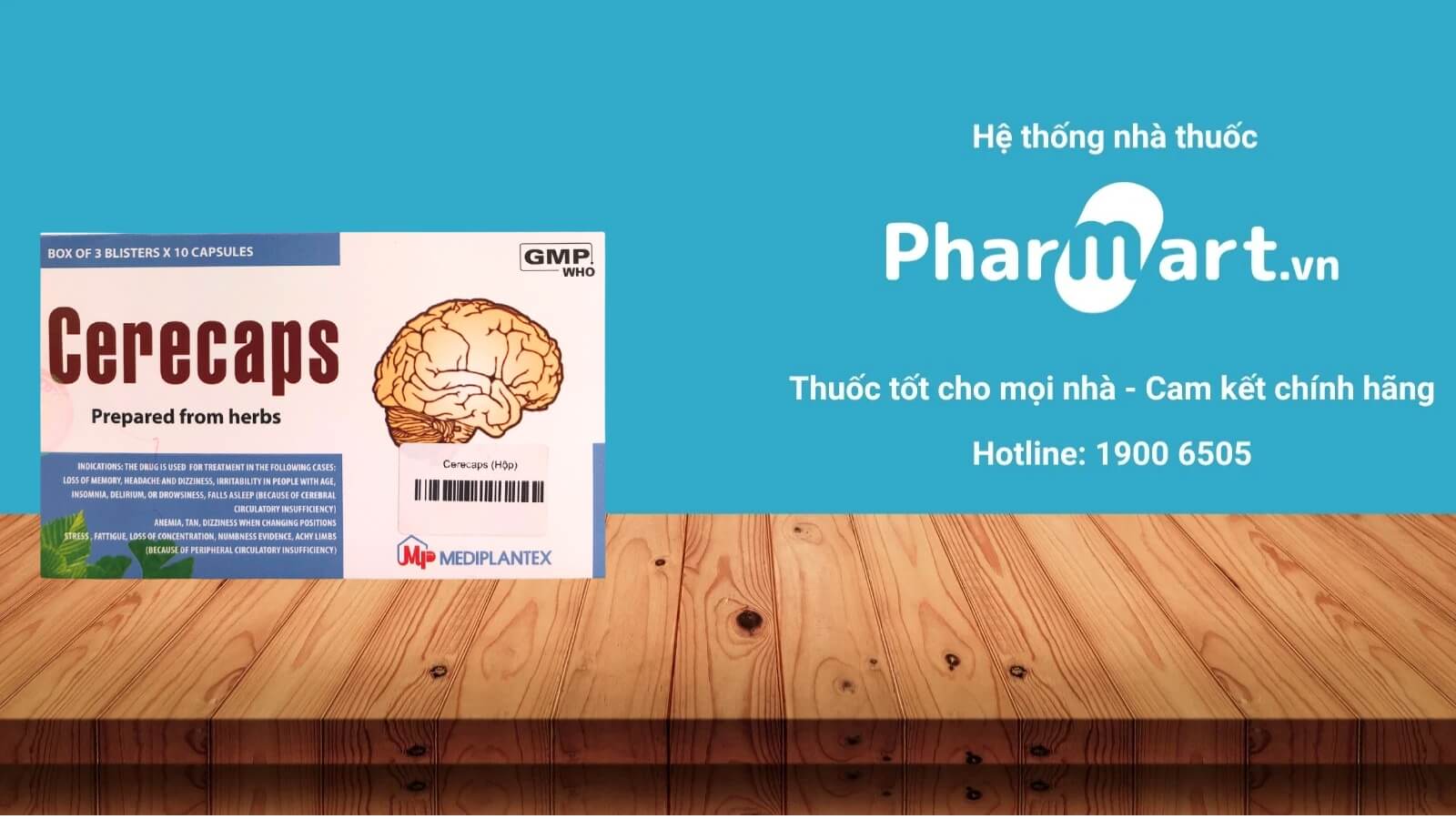 Mua ngay thuốc Cerecaps chính hãng tại Pharmart.vn