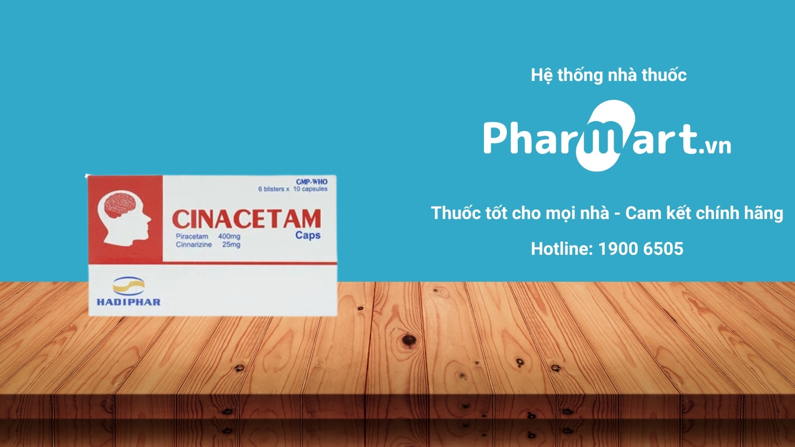 Mua ngay thuốc Cinacetam chính hãng tại Pharmart.vn