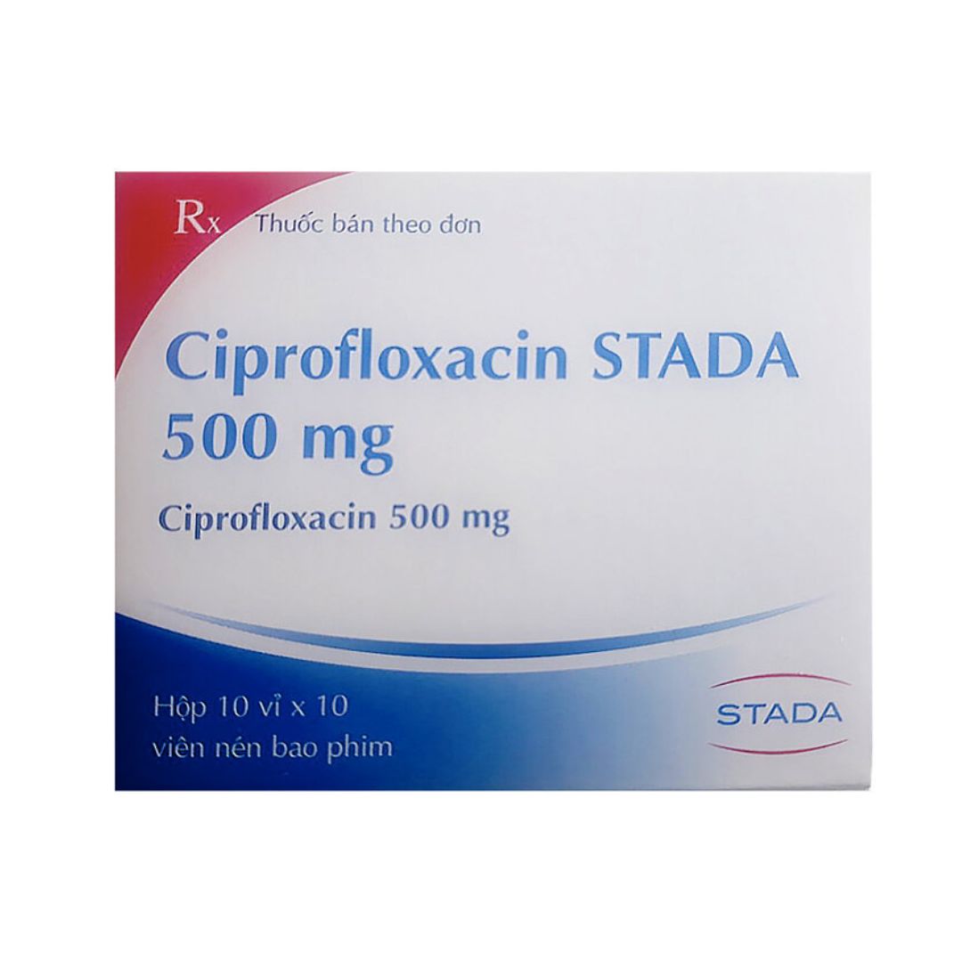 Thuốc Ciprofloxacin 500Mg Stada trị viêm phối tắc nghẽn Pharmart.vn