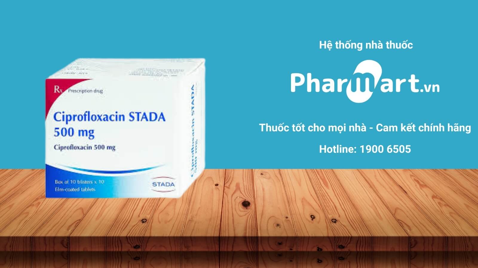 Mua ngay Ciprofloxacin STADA tại Phamart.vn