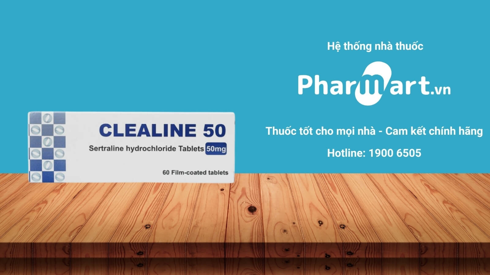 Mua ngay thuốc Clealine 50mg tại Pharmart.vn
