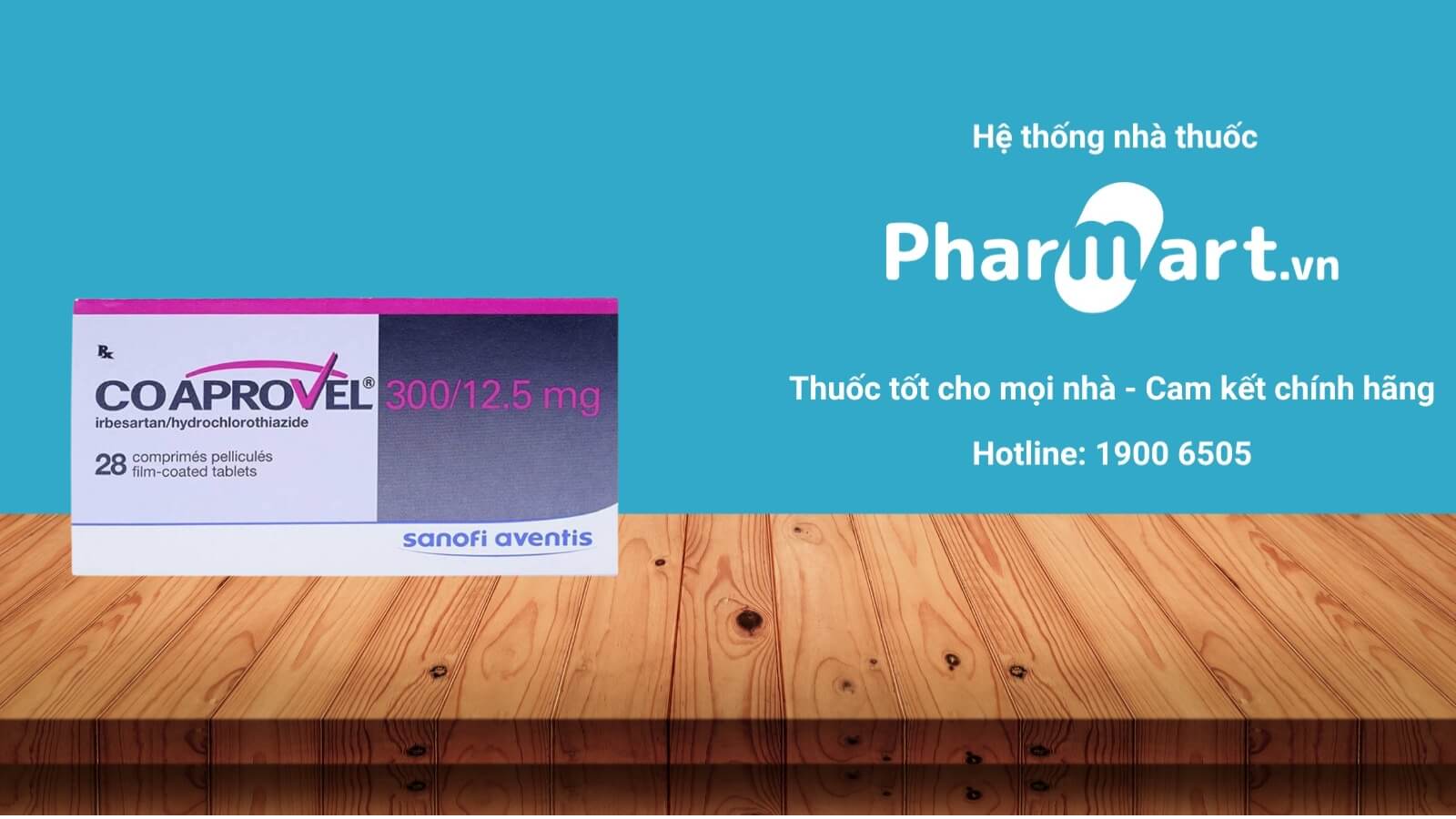 Mua ngay thuốc Coaprovel 300 12.5 chính hãng tại Pharmart.vn