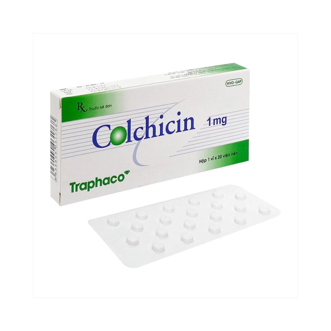 Thuốc Colchicin 1mg Điều trị cơn gút cấp Pharmart.vn