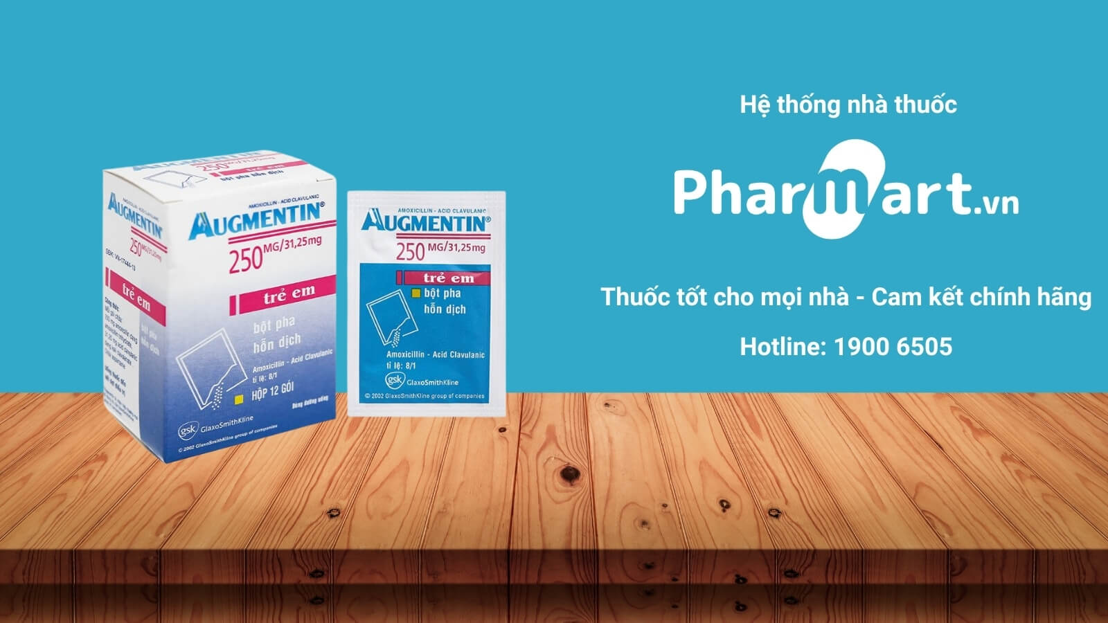Mua ngay thuốc Augmentin 250/31.25mg tại Pharmart.vn