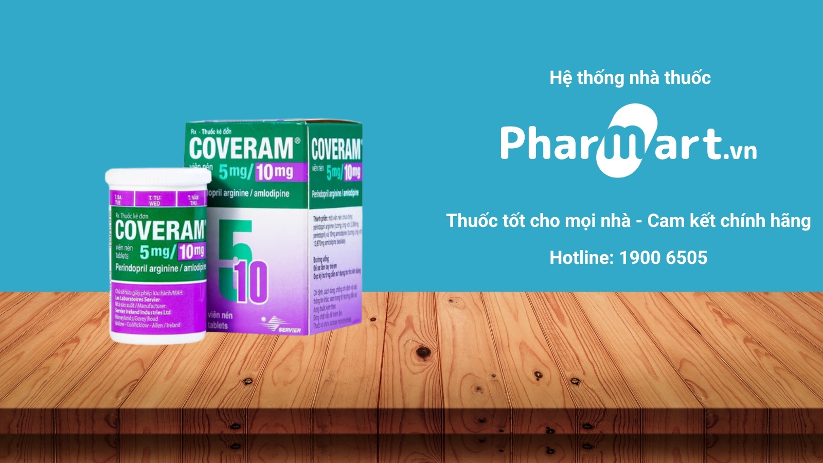 Mua ngay thuốc Coveram 5/10 chính hãng tại Pharmart.vn