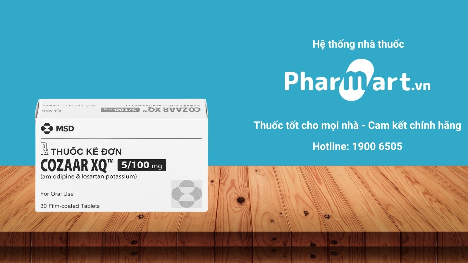 Mua ngay thuốc COZAAR XQ 5/100mg chính hãng tại Pharmart.vn