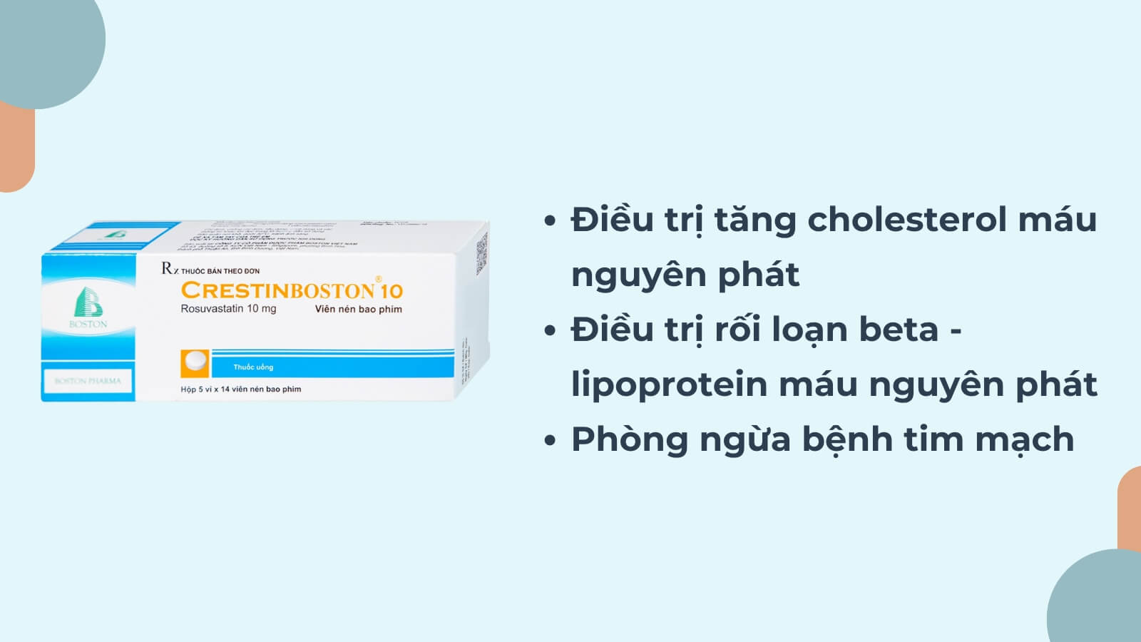 Thuốc giúp ngăn ngừa các biến cố tim mạch có thể xảy ra