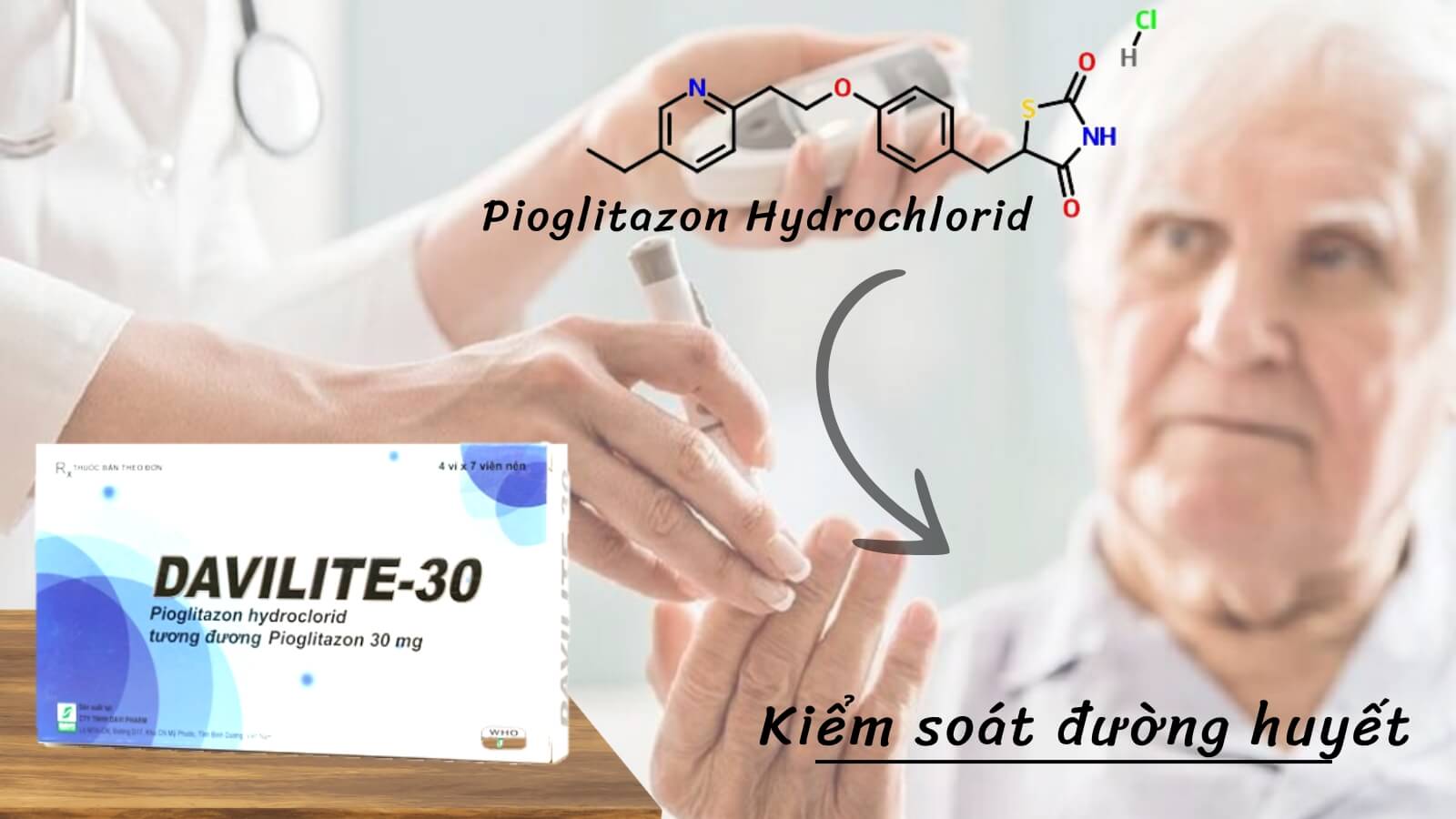 Davilite 30 - Điều trị đái tháo đường tuýp 2