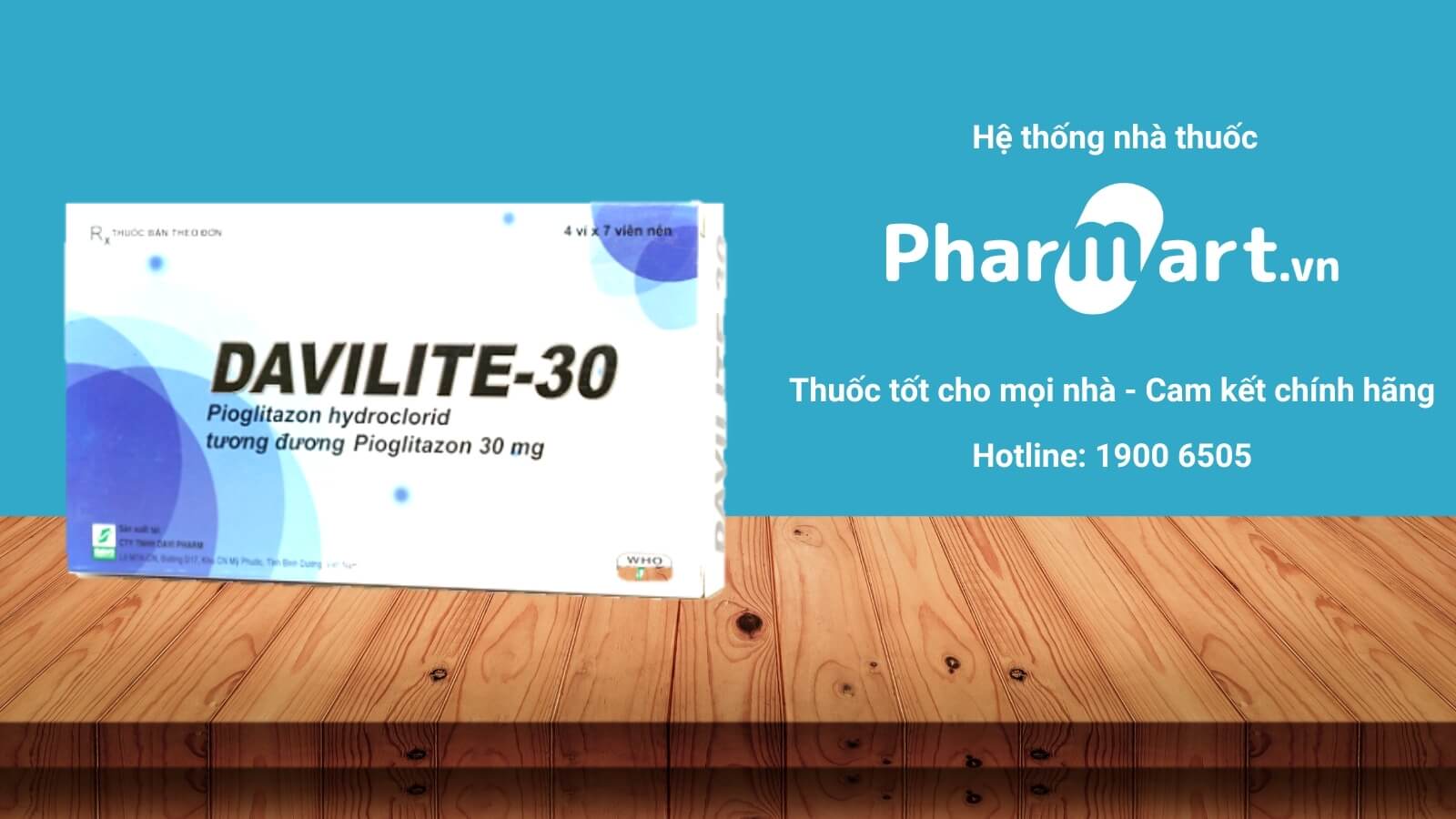 Mua ngay Davilite 30 tại Pharmart.vn