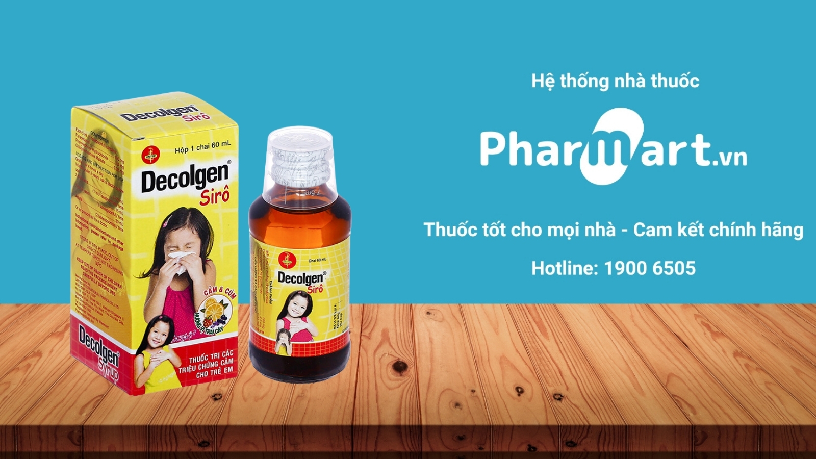 Mua ngay Siro Decolgen chính hãng tại Pharmart.vn