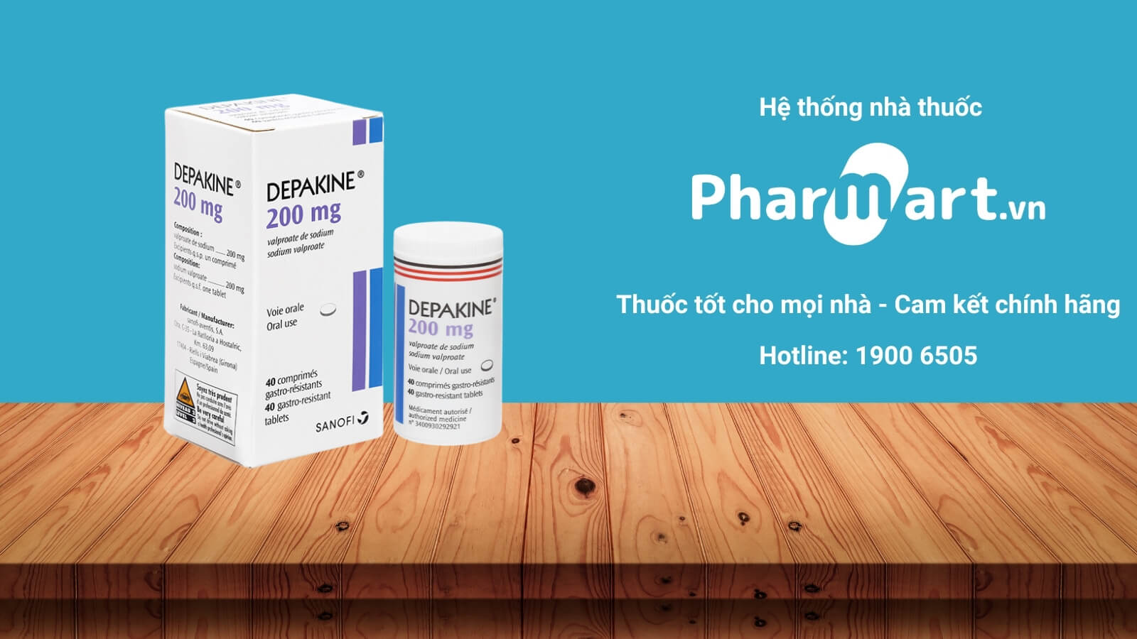 Mua thuốc Depakine 200mg chính hãng tại Pharmart.vn