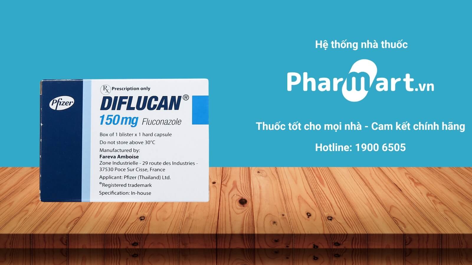 Mua ngay Diflucan 150mg tại Pharmart.vn