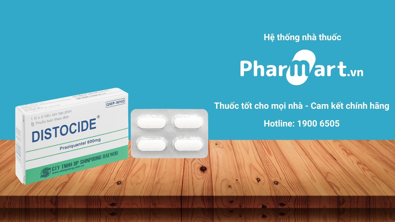 Mua ngay thuốc Distocide 600mg chính hãng tại Pharmart.vn