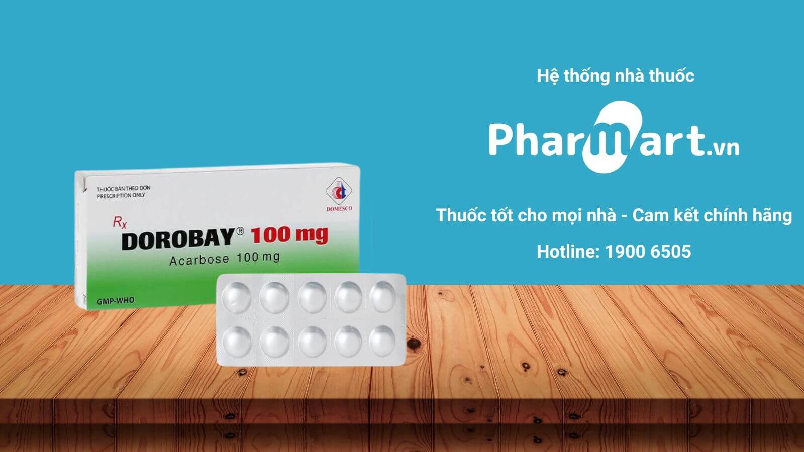 Mua ngay Dorobay 100mg chính hãng tại Pharmart.vn