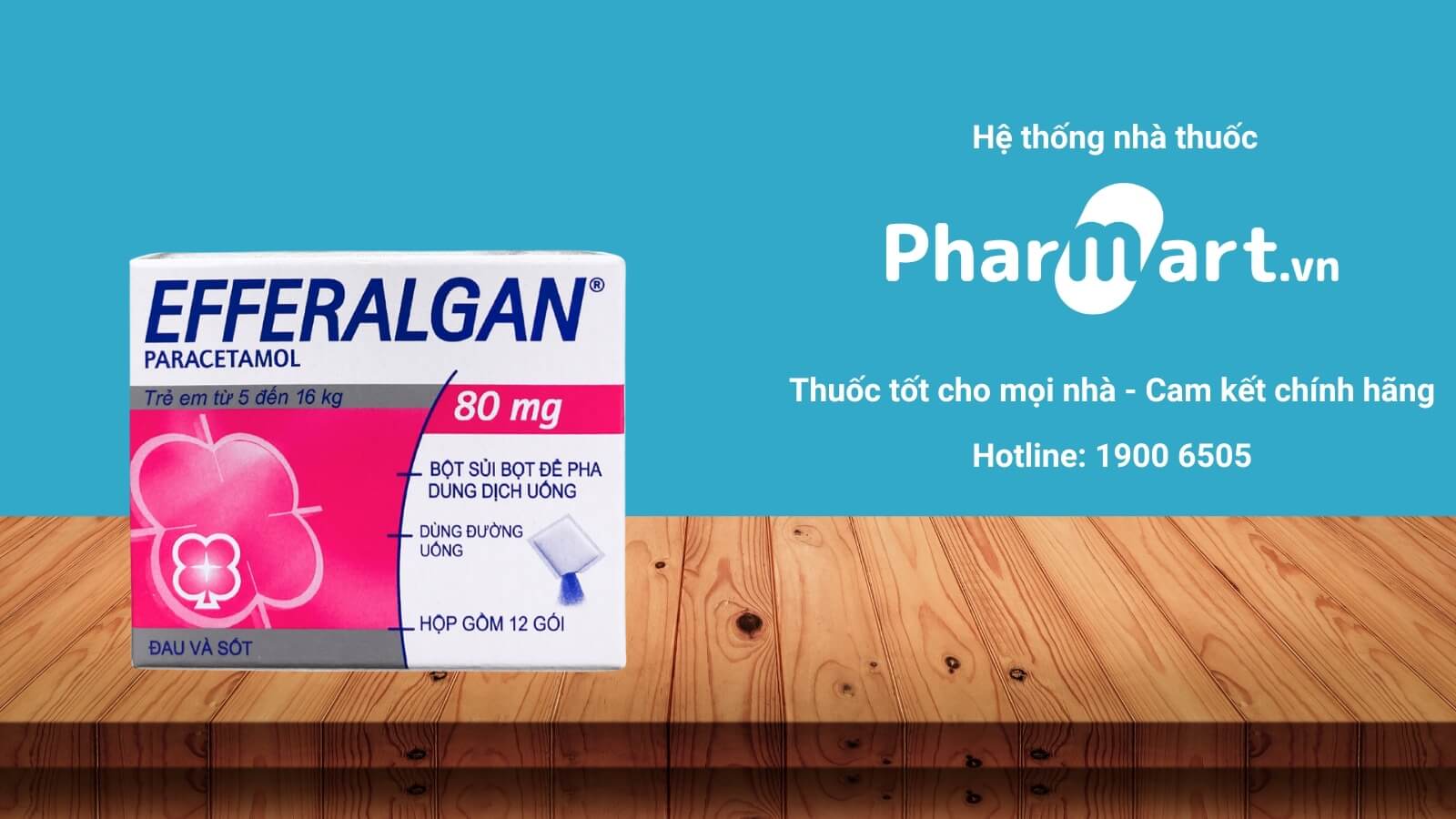 Mua Thuốc Efferalgan 80mg chính hãng tại Pharmart.vn
