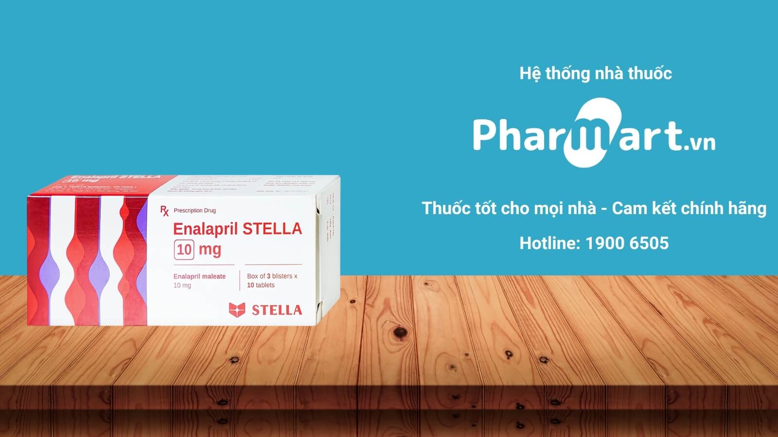 Mua thuốc Enalapril Stella 10mg chính hãng tại Pharmart.vn