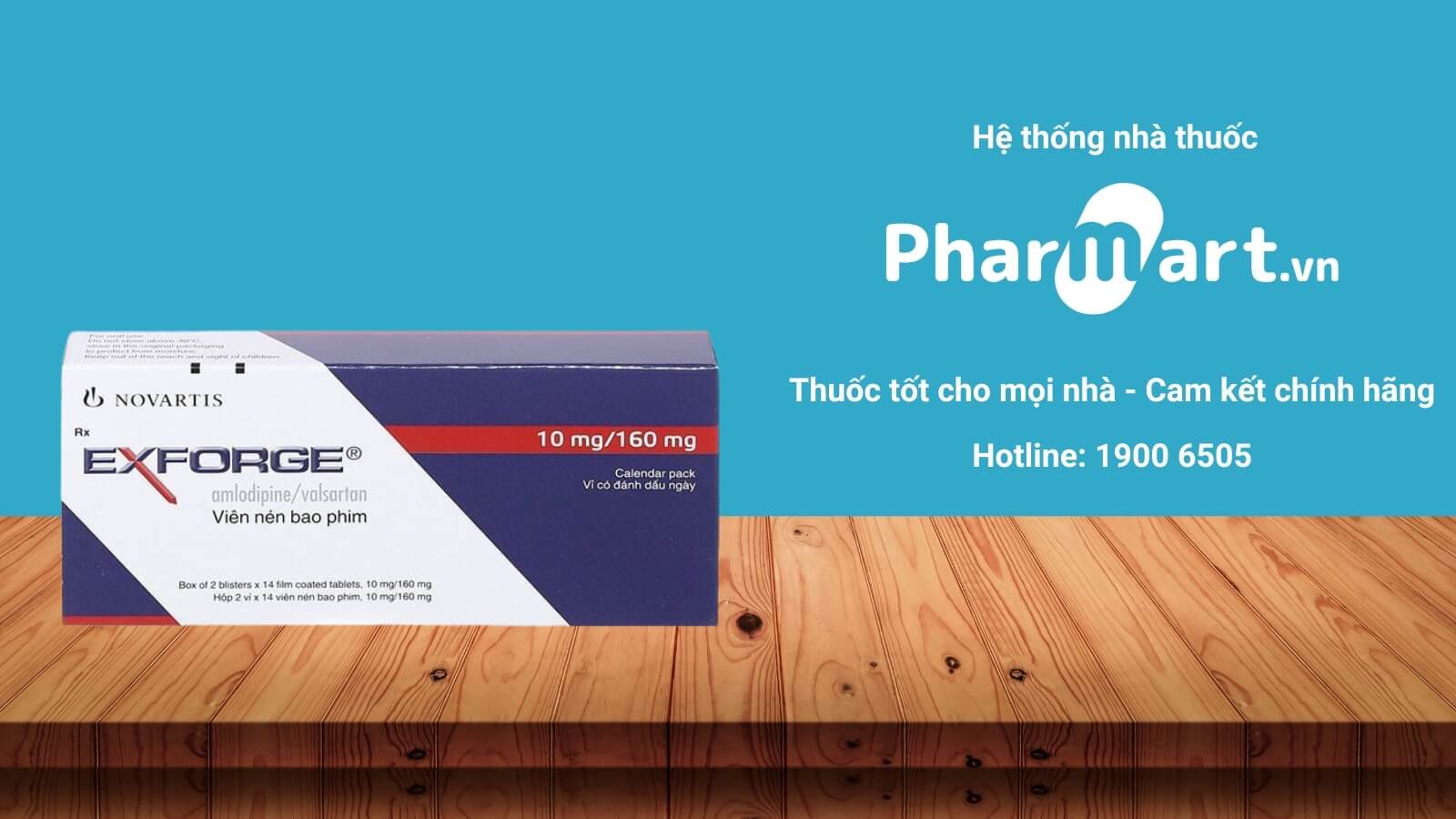 Mua Thuốc Exforge 10mg/160mg chính hãng tại Pharmart.vn