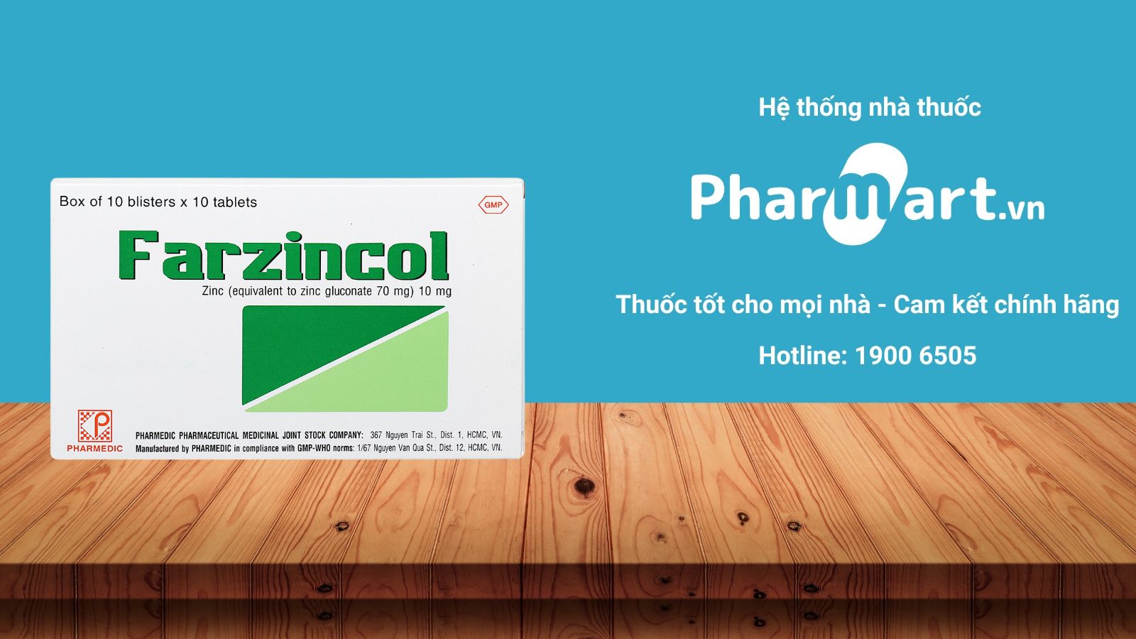 Mua ngay Farzincol tại Pharmart.vn