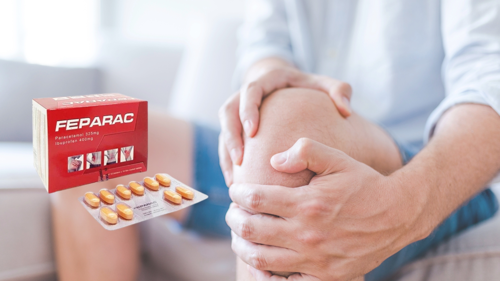 Thuốc Feparac giúp tăng cường hiệu quả giảm đau, giảm viêm trong các trường hợp viêm khớp