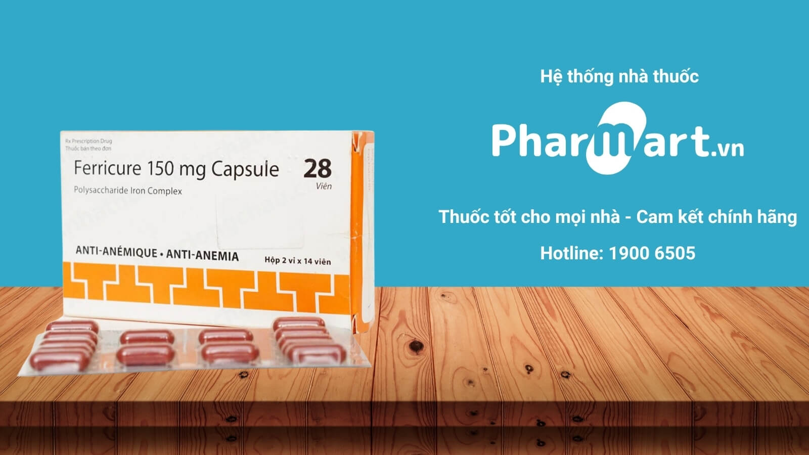 Mua ngay Ferricure 150 tại Pharmart.vn