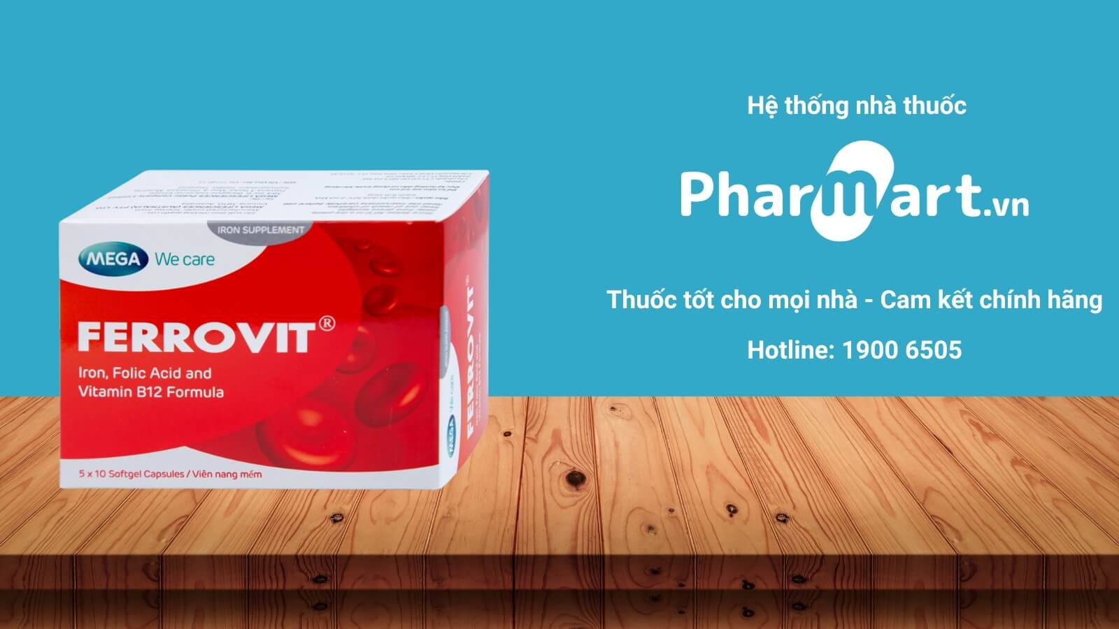 Mua Thuốc Ferrovit chính hãng tại Pharmart.vn