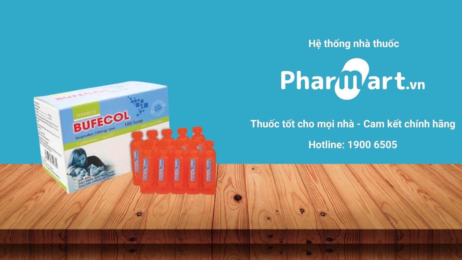 Mua ngay Bufecol ống 5ml chính hãng tại Pharmart.vn