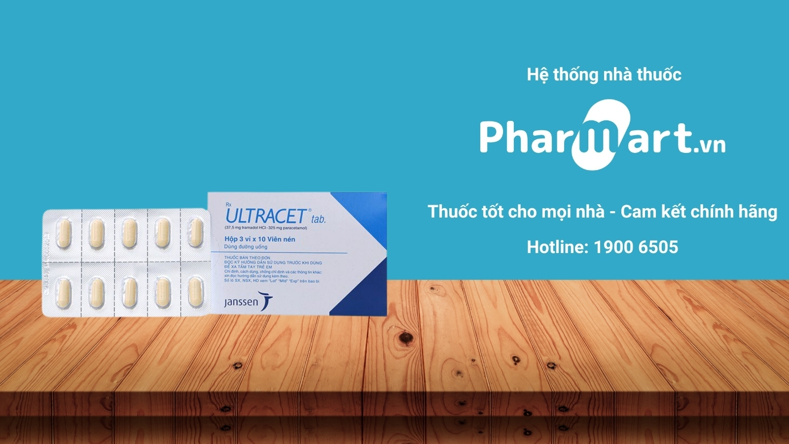 Mua thuốc Ultracet chính hãng tại Pharmart.vn