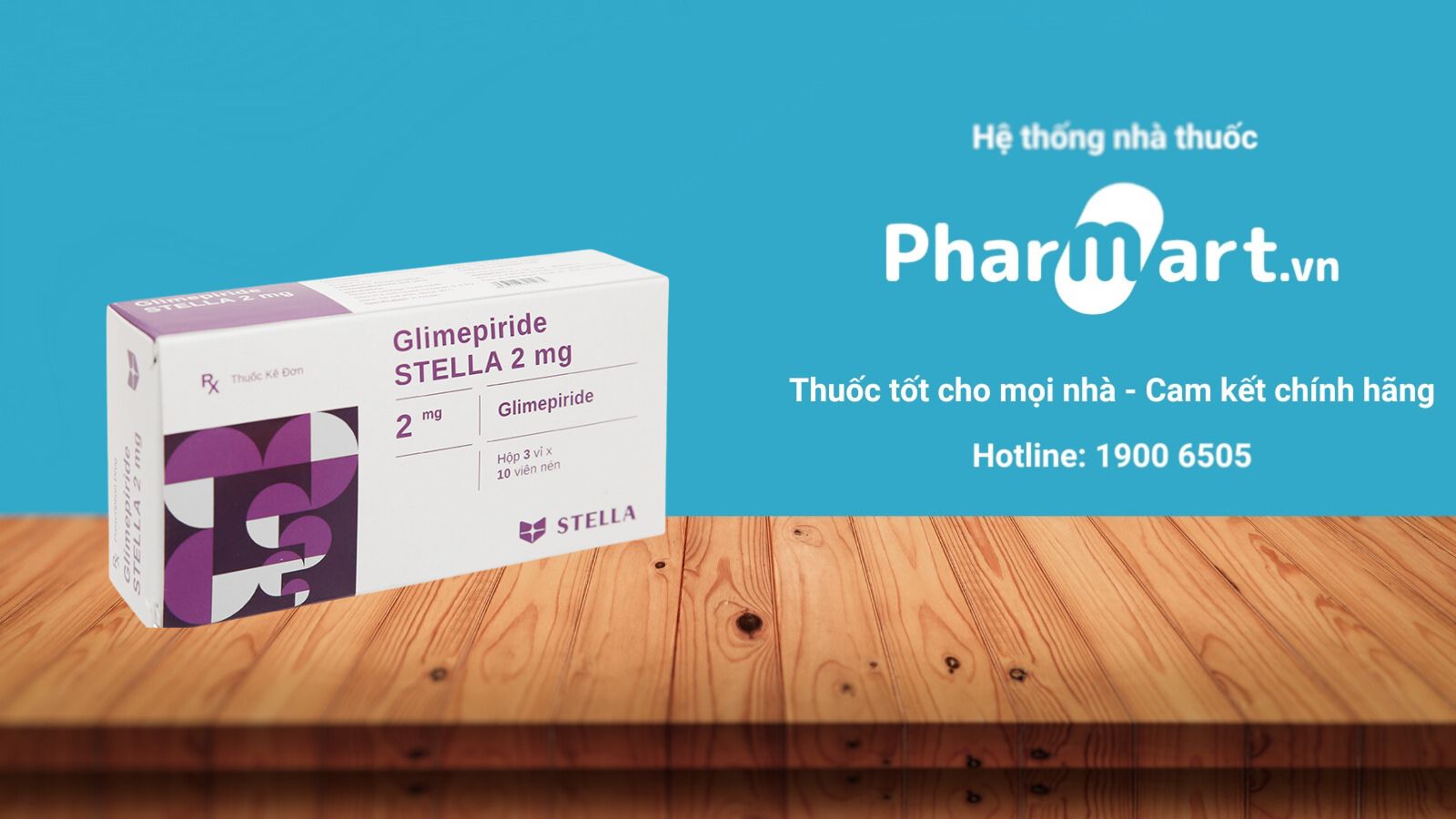 Mua ngay Glimepiride Stella 2mg tại Pharmart.vn