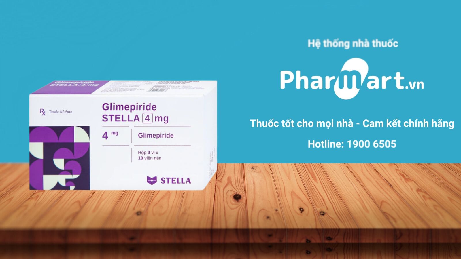 Mua ngay Glimepiride Stella 4mg tại Pharmart.vn