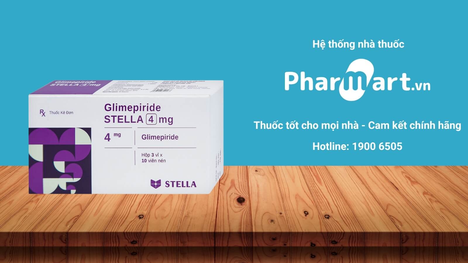 Mua ngay Glimepiride Stada 4mg tại Pharmart.vn