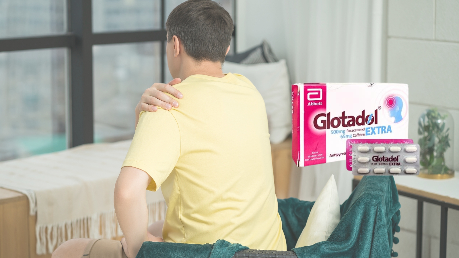 Thuốc Glotadol Extra điều trị hiệu quả trong các trường hợp đau lưng, đau dây thần kinh, viêm cơ xương khớp,...
