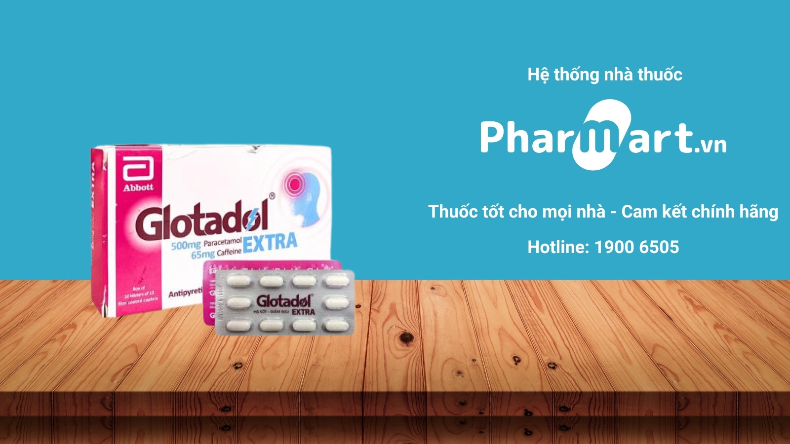 Mua ngay thuốc Glotadol Extra chính hãng tại Pharmart.vn