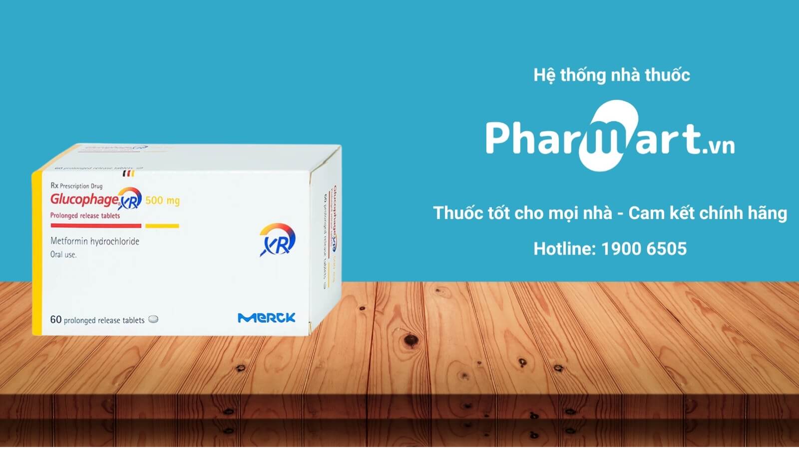 Mua ngay thuốc Glucopha XR 500mg chính hãng tại Pharmart.vn