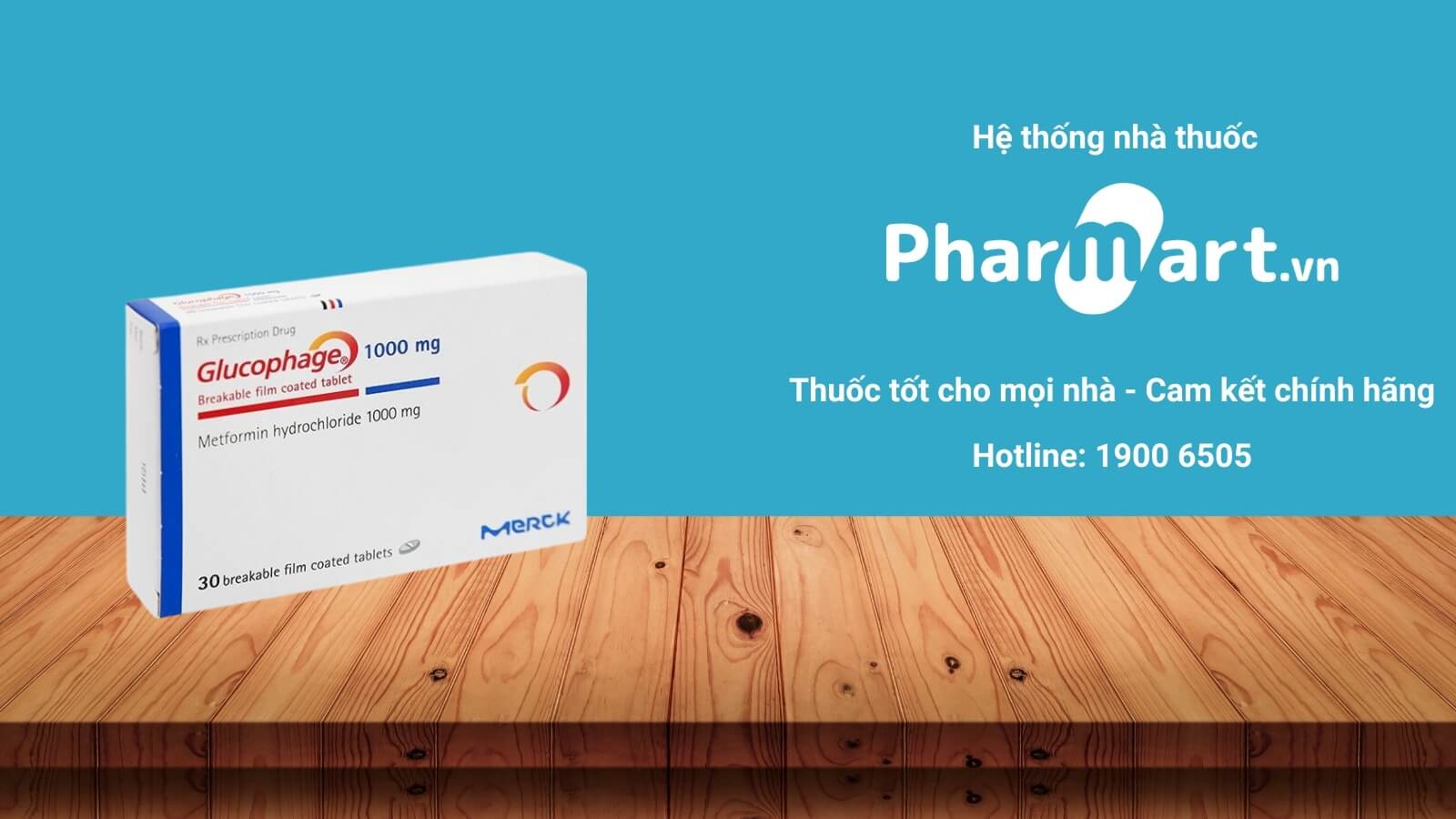 Mua ngay thuốc Glucophage 1000mg tại Pharmart.vn