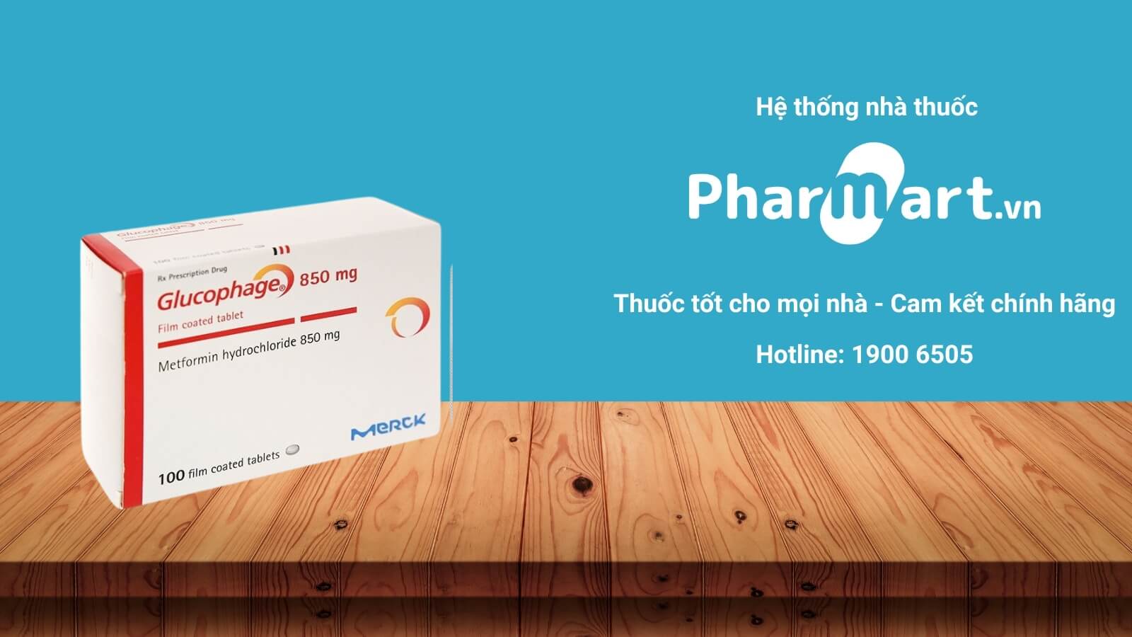 Mua ngay thuốc Glucophage 850mg tại Pharmart.vn