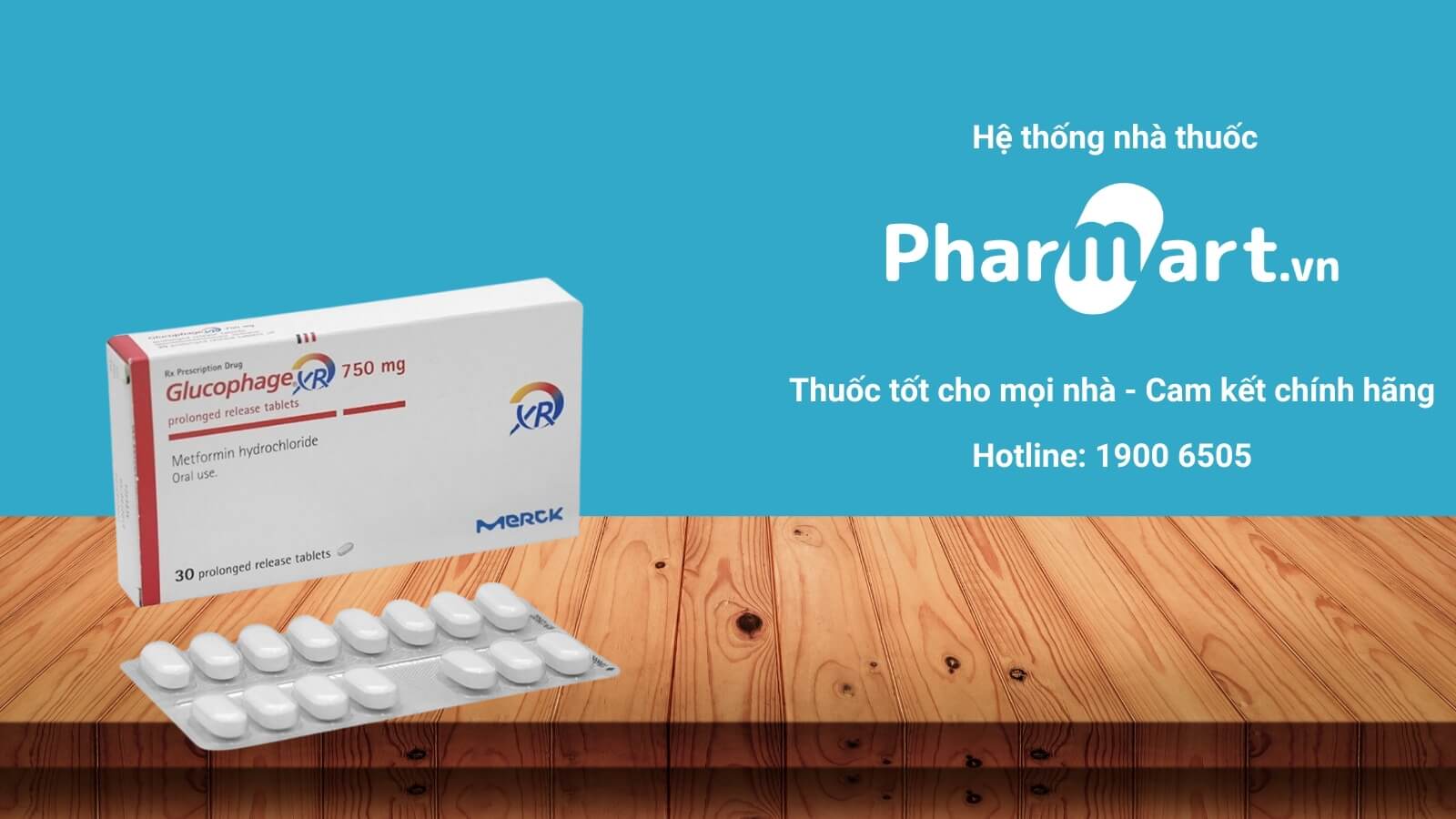 Mua ngay thuốc Glucophage 750mg tại Pharmart.vn