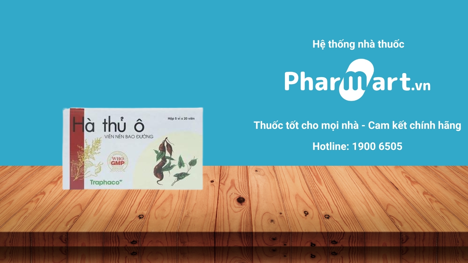 Mua ngay thuốc Hà thủ ô Traphaco chính hãng tại Pharmart.vn