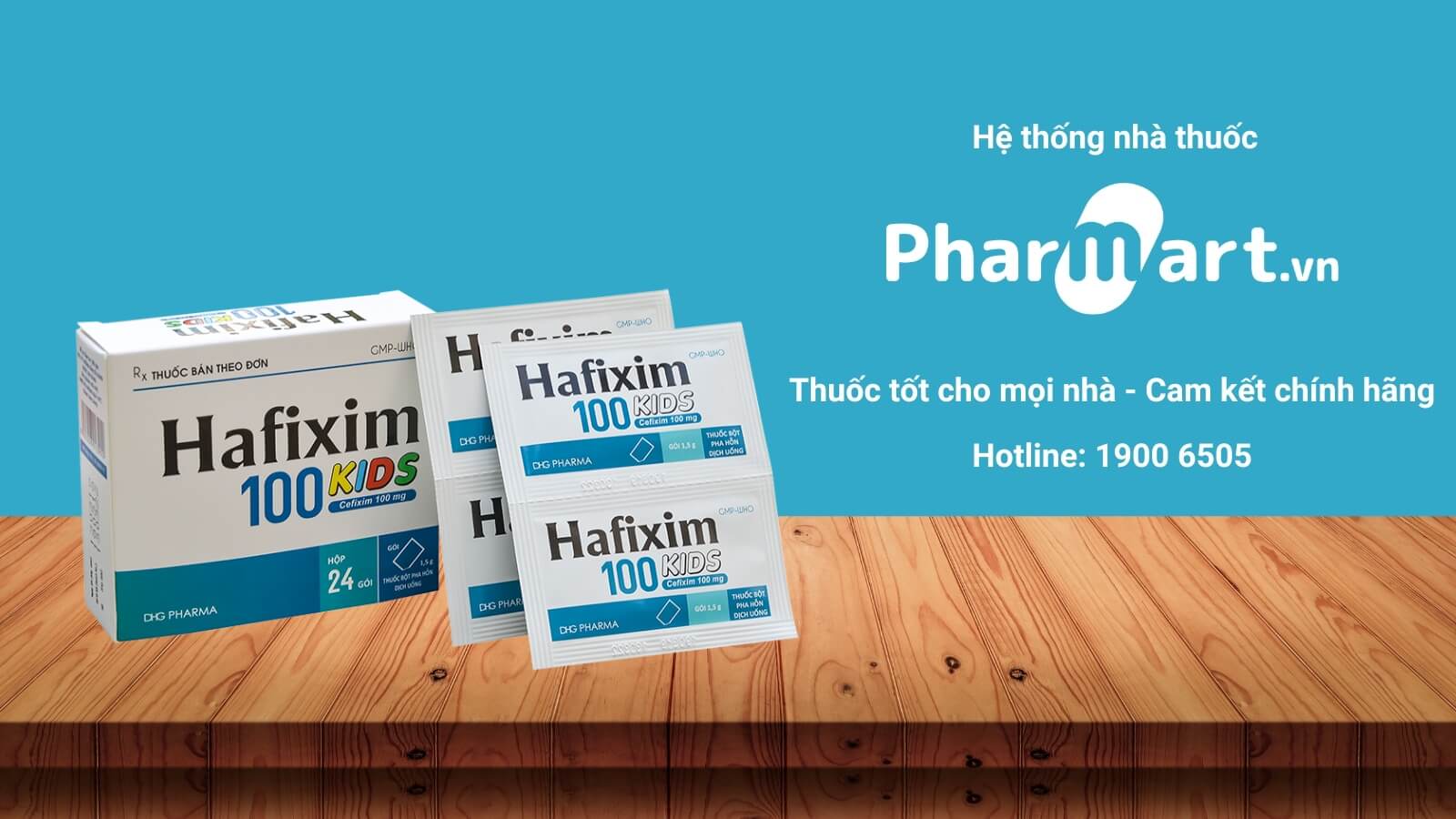 Mua Thuốc Hafixim 100 Kids chính hãng tại Pharmart.vn