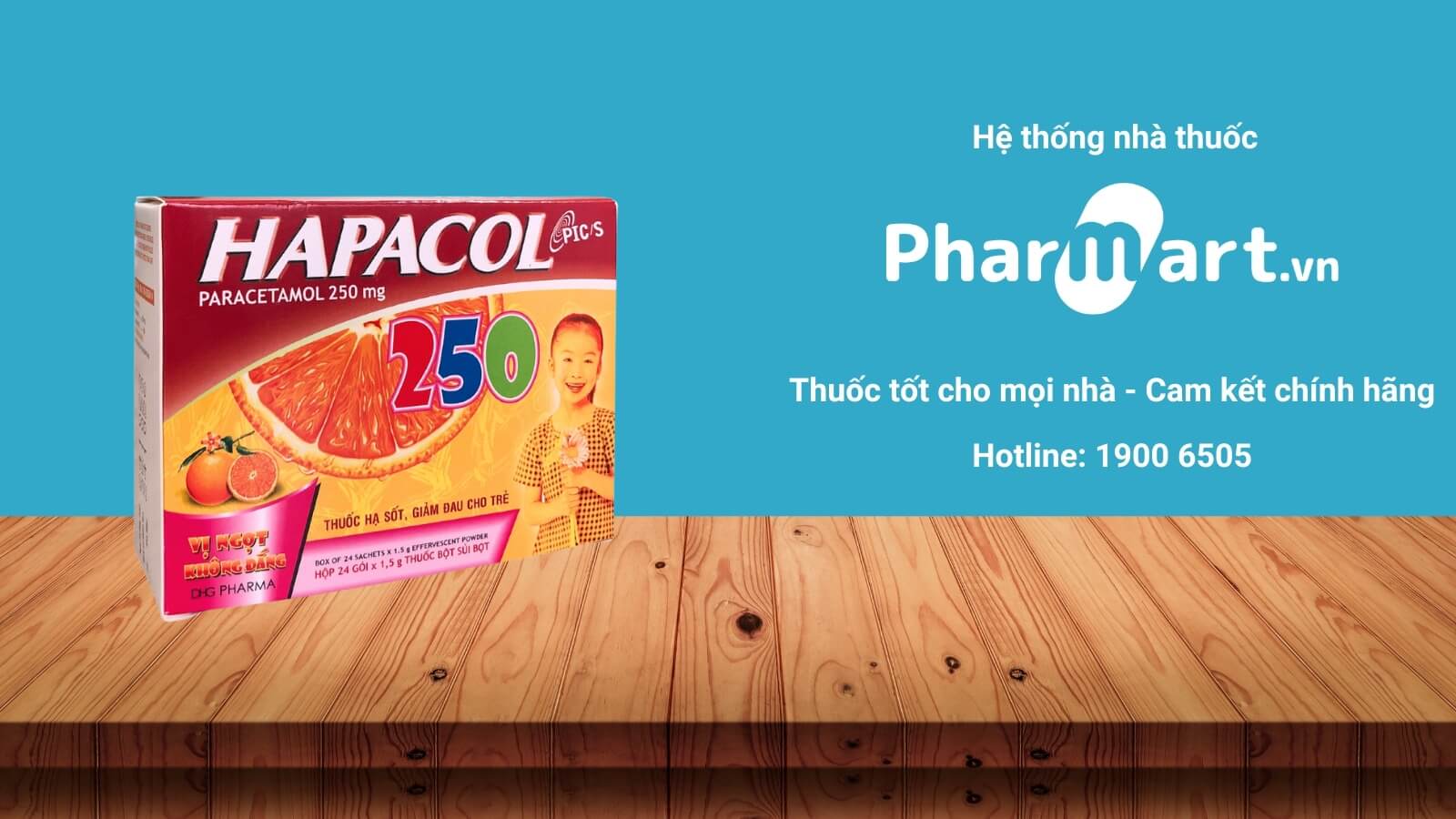 Mua ngay Thuốc Hapacol 250 tại Pharmart.vn